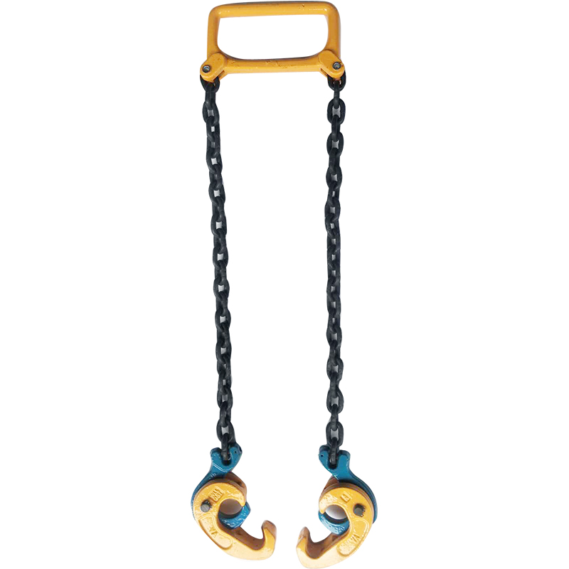 Forklift special double limb oil barrel tongs